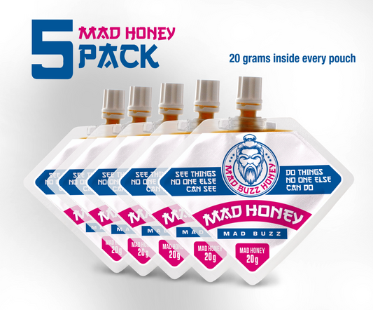 Mad Buzz Honey Pouch 5-Pack