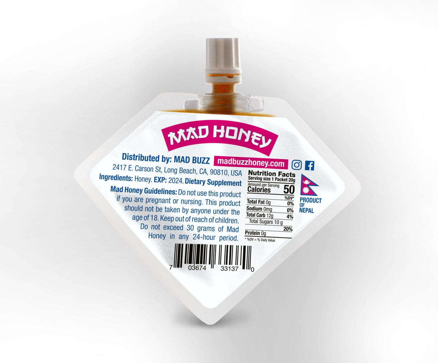 Mad Buzz Honey 20g Pouch